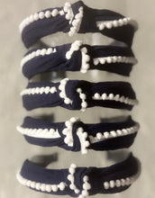 Preppy Knot Headband - Navy Blue
