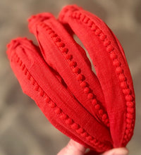 Preppy Knot Headband - Red