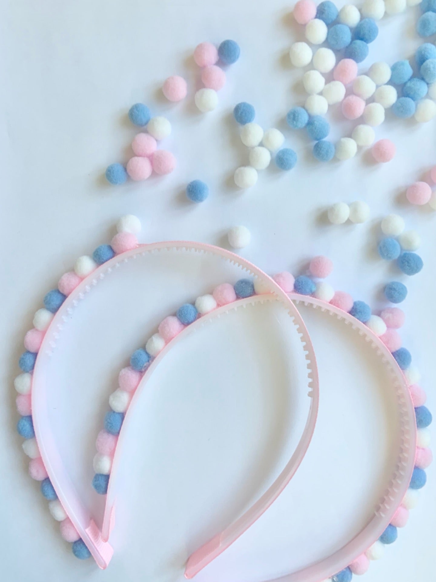 Bubblegum Pom Pom Headband