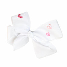Heart Stitched Hair Bows - Lolo Headbands