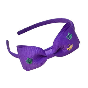 Fleur De Lis Mardi Gras Headband - Lolo Headbands