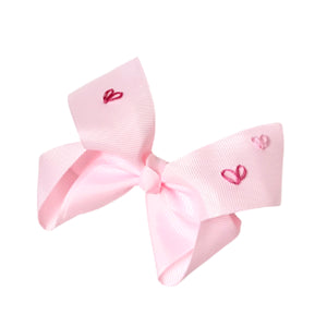 Heart Stitched Hair Bows - Lolo Headbands